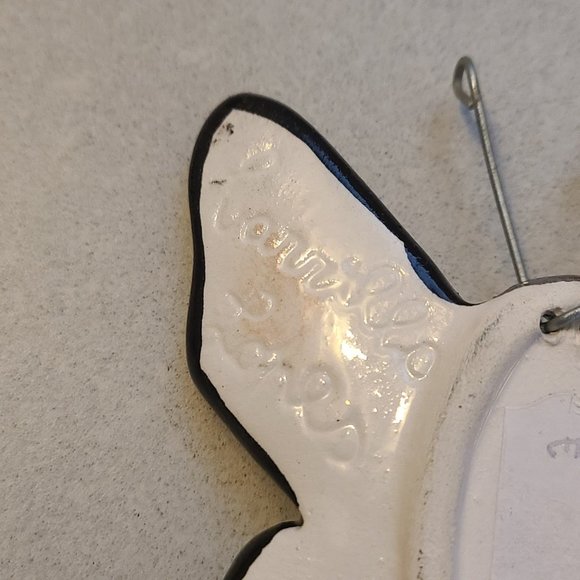 Handmade Pottery Butterfly Ornament - Picture 9 of 9